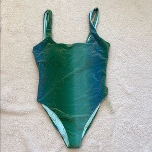 Aerie Sparkles Full Swimsuit L